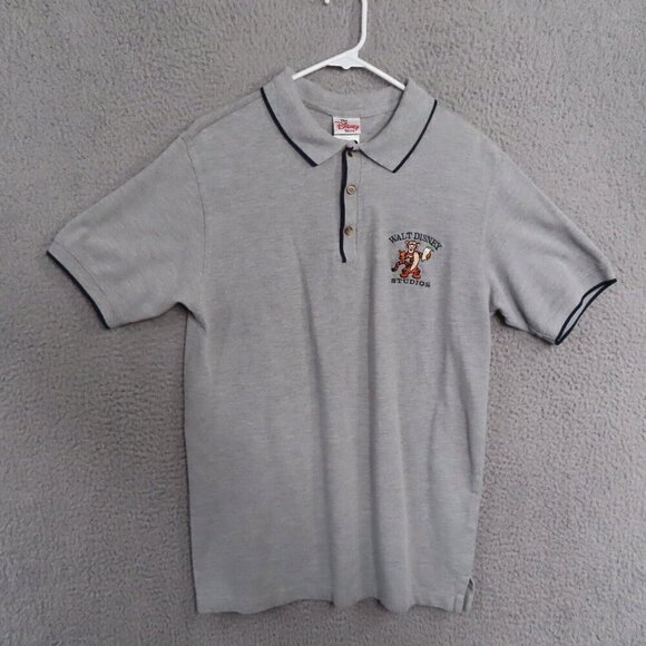 Disney Other - Vintage The Disney Store‎ Polo Shirt Mens Small Walt Disney Studios Gray Tigger